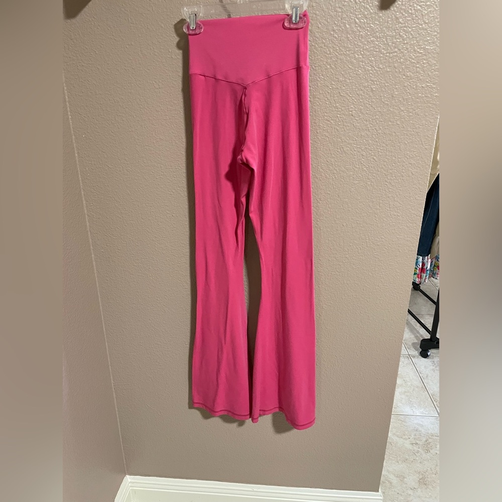 Aerie offline Vibrant Pink Flared legging Pants